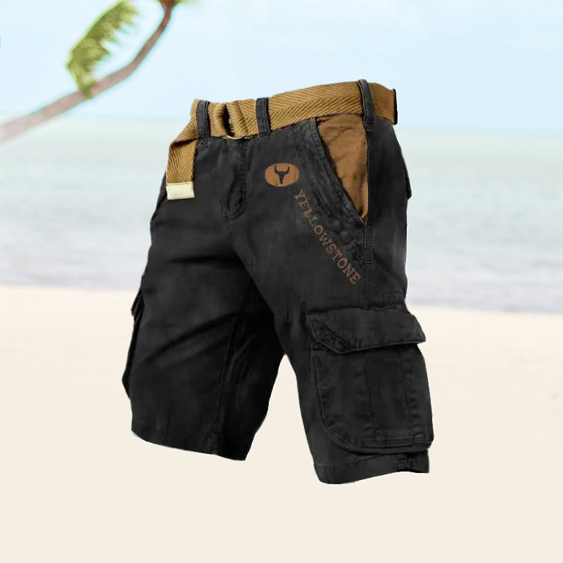 Lorkan | Men’s Belted Cargo Shorts