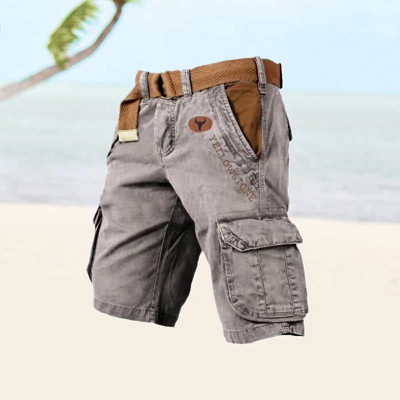 Lorkan | Men’s Belted Cargo Shorts