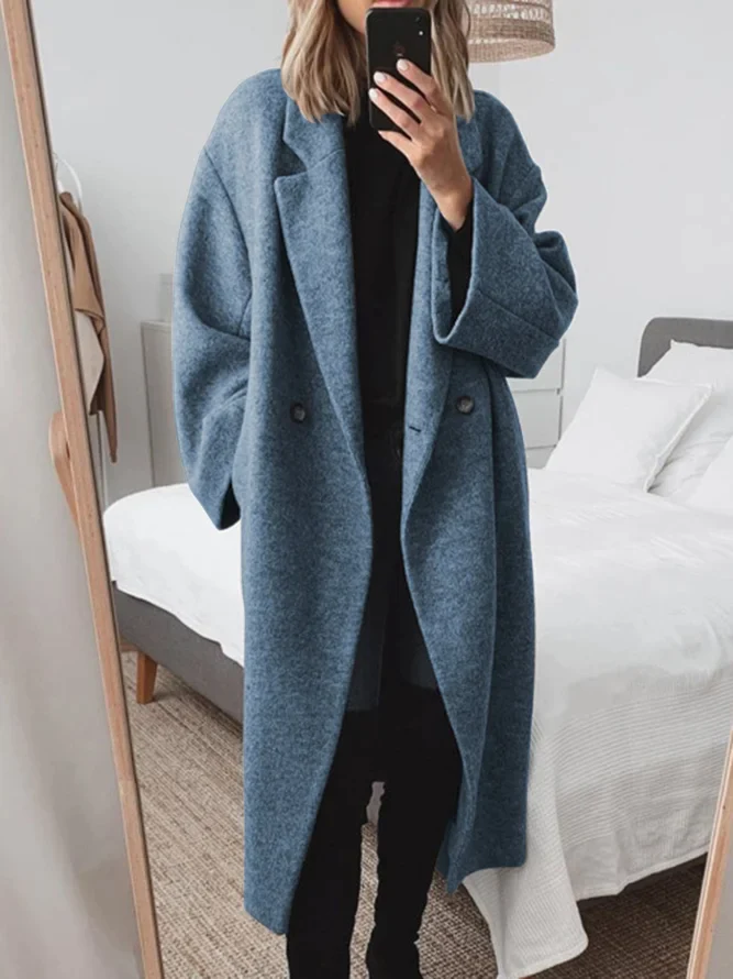 Jireh | Women’s Long Double Breasted Coat