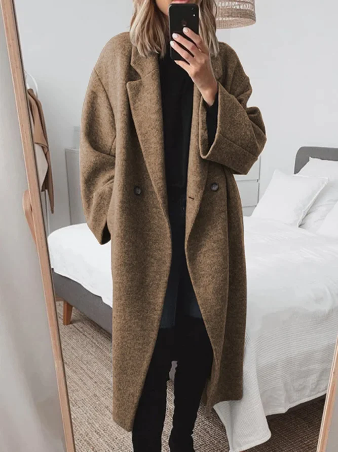 Jireh | Women’s Long Double Breasted Coat
