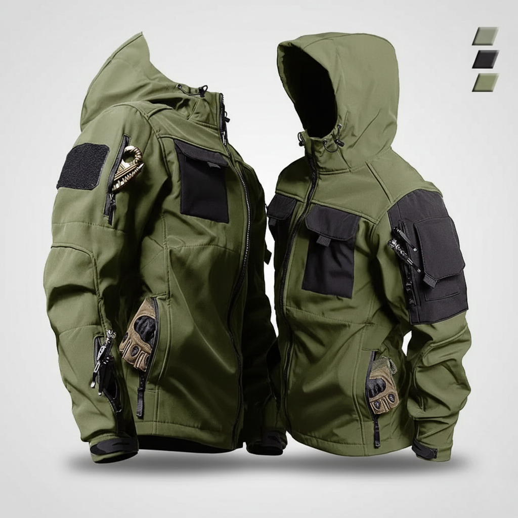 Zeus | Men’s Hooded Utility Jacket