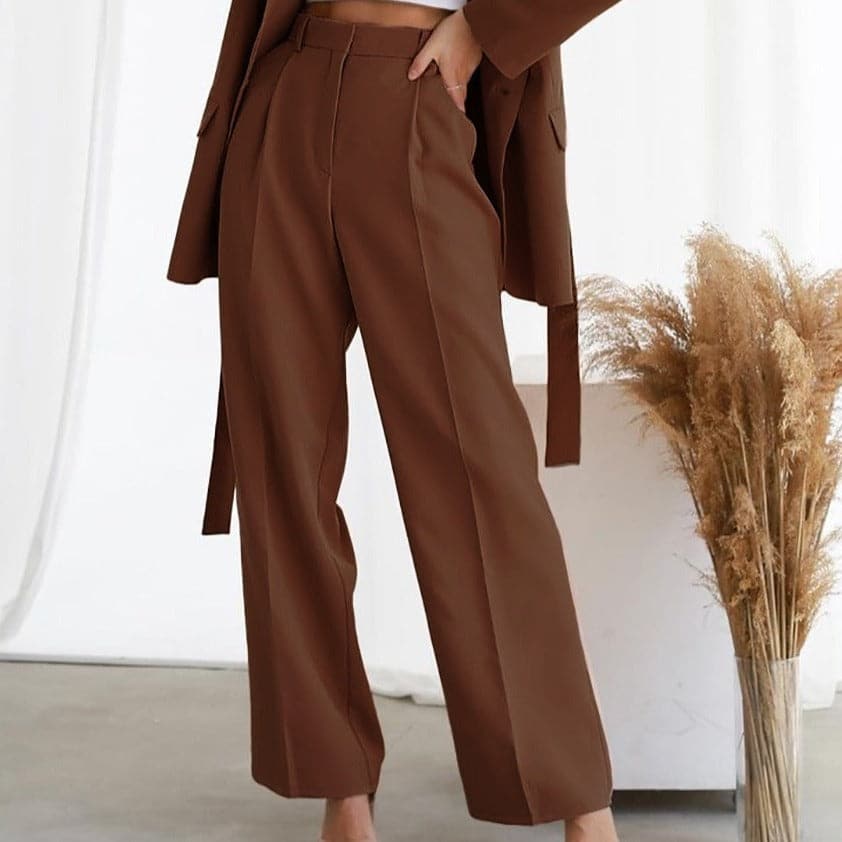 Katriel | Women’s Wide Leg Tailored High Waist Pants