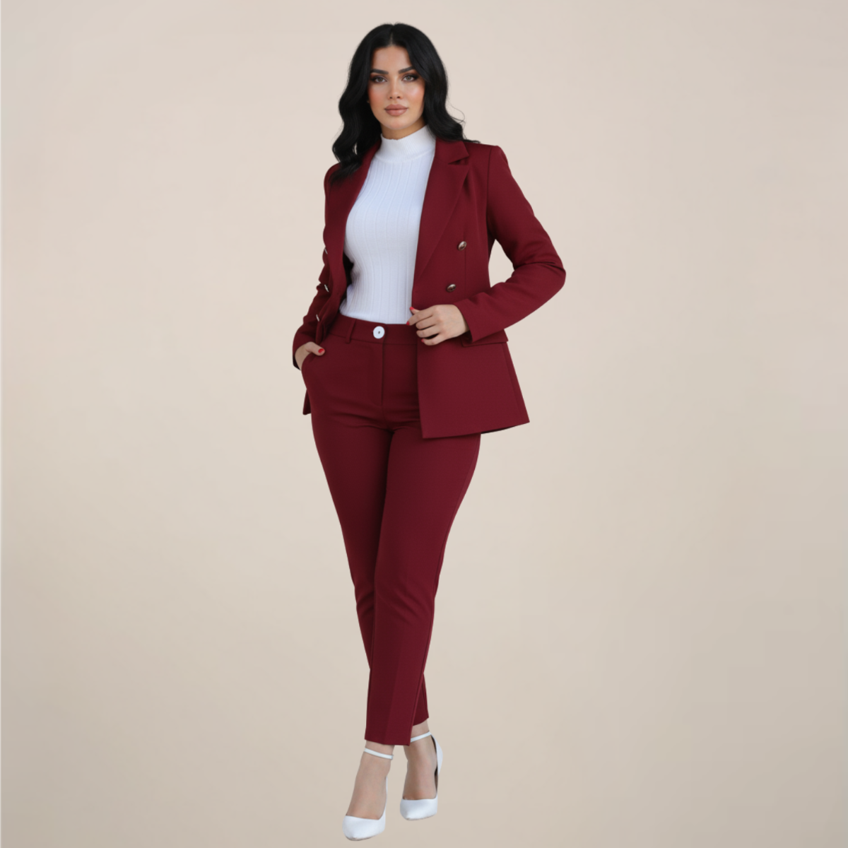 Samantha | Women's Two-Piece Slim Suit