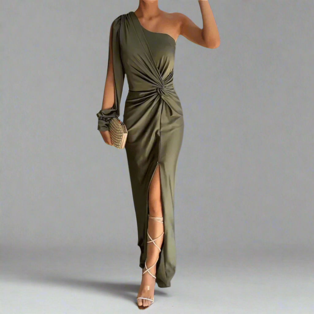 Jessica | Women’s One Shoulder Maxi Dress