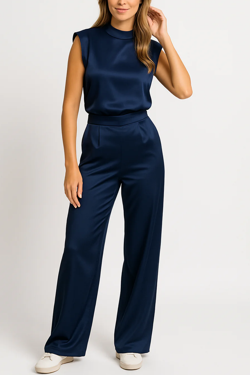 Luciana | Women’s One-Piece Sleeveless Jumpsuit
