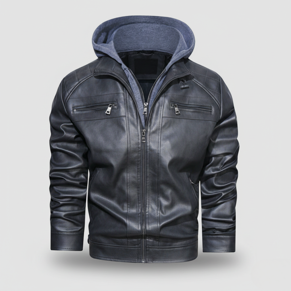 Lucian | Men’s Hooded Bomber Jacket