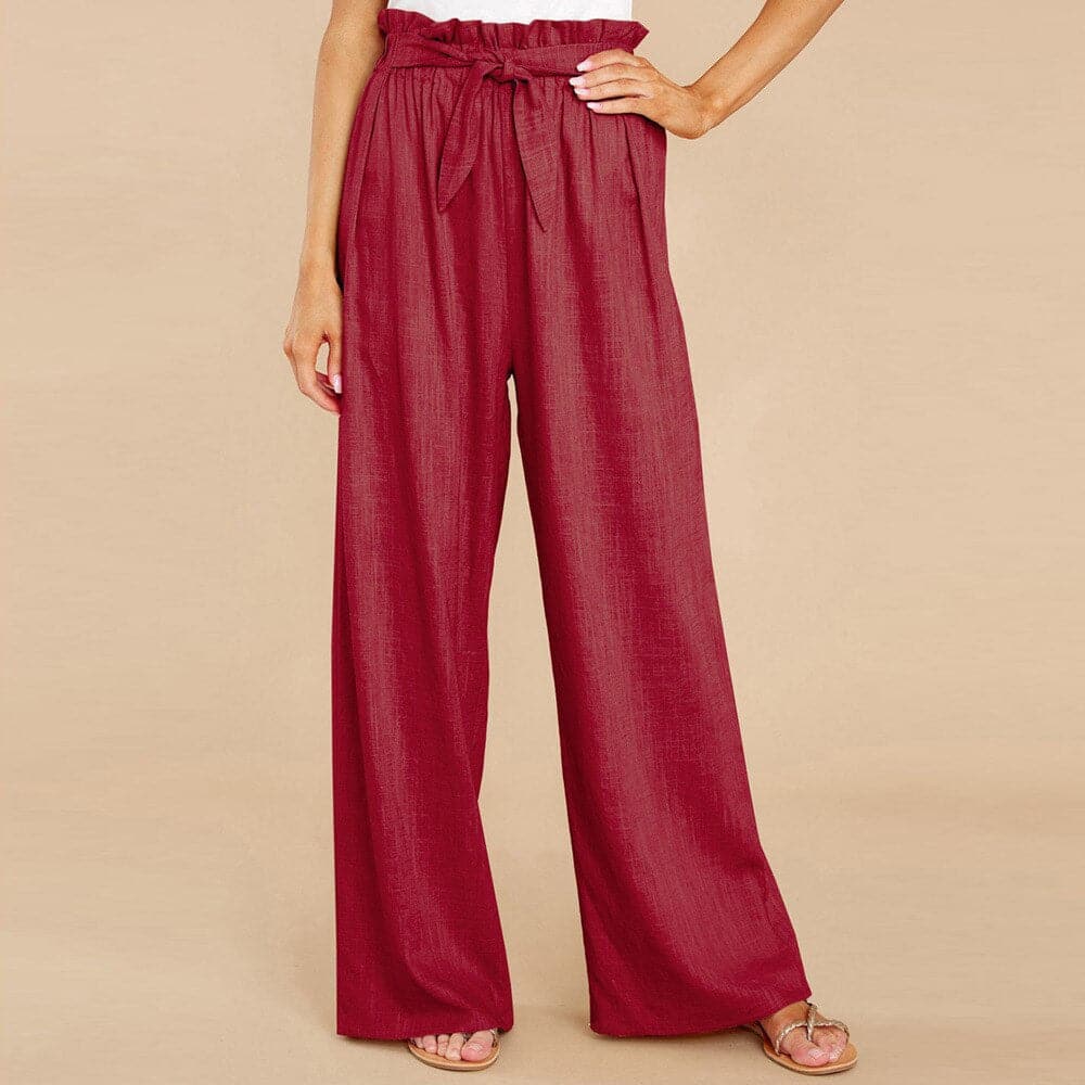 Sophie | Women’s Wide Leg Tie Waist Pants