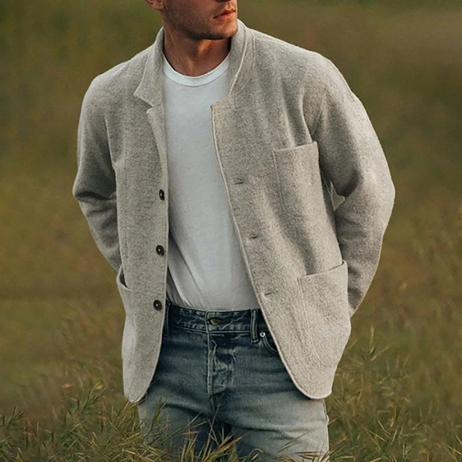 Hadrian | Men’s Knit Jacket
