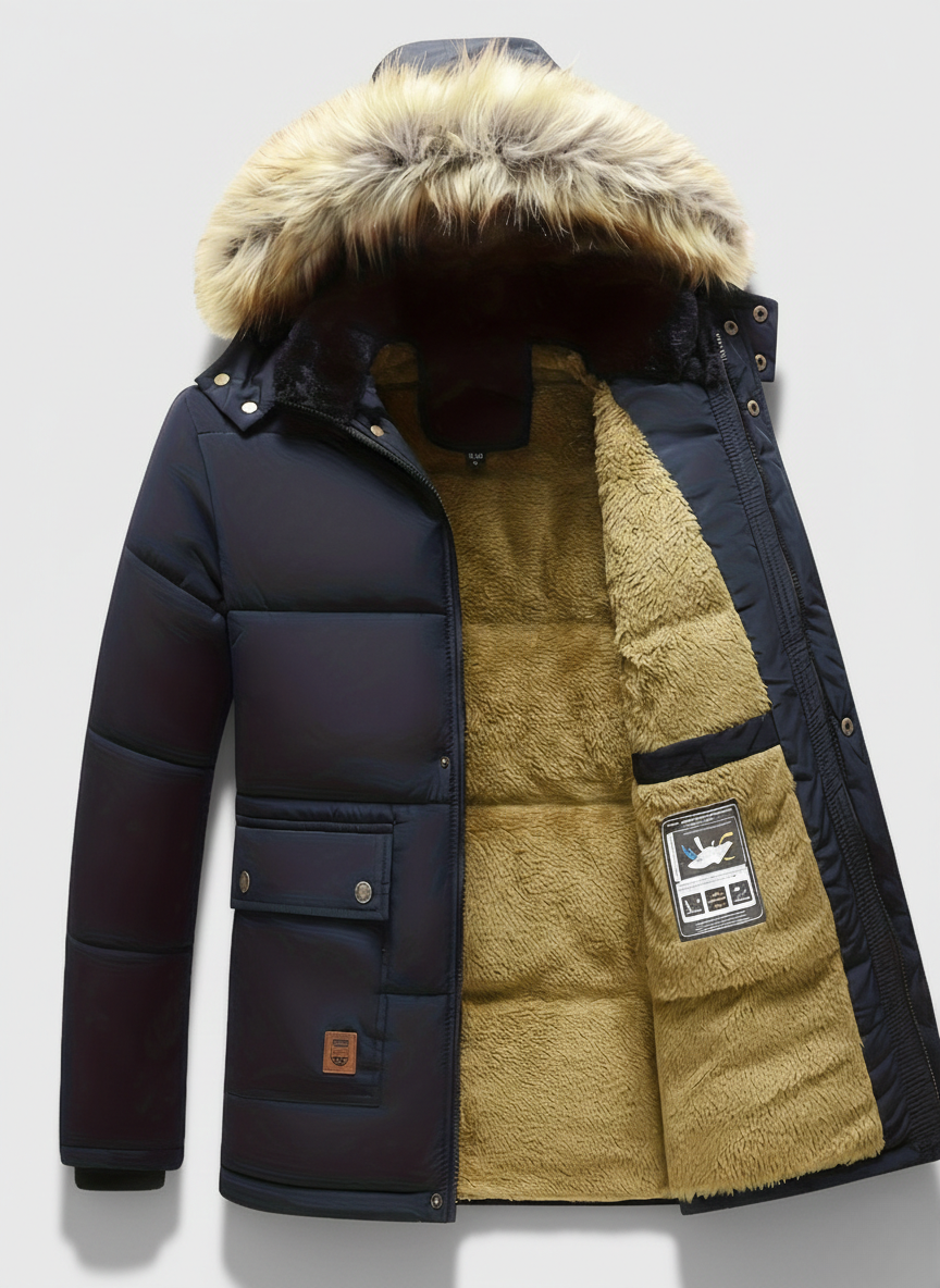 Matteo | Men’s Hooded Puffer Winter Jacket