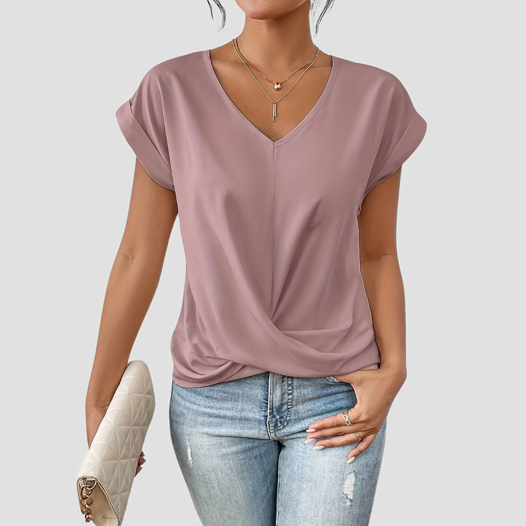 Clarita | Women’s Twist Front Blouse