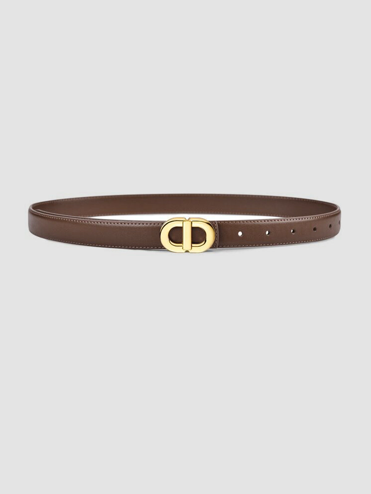 Sarina | Women’s Leather Round Buckle Belt