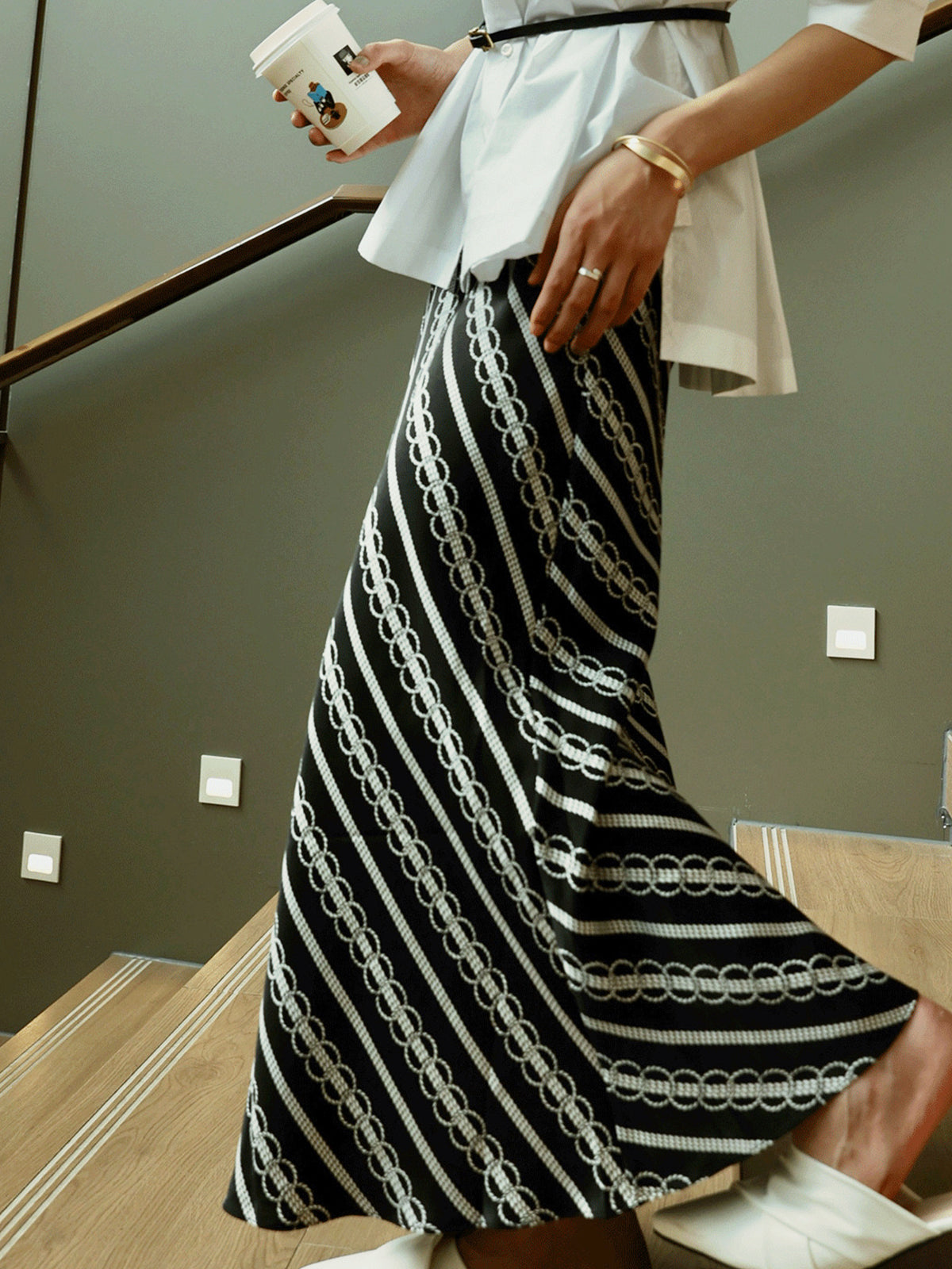 Casey | Women’s Striped Maxi Skirt