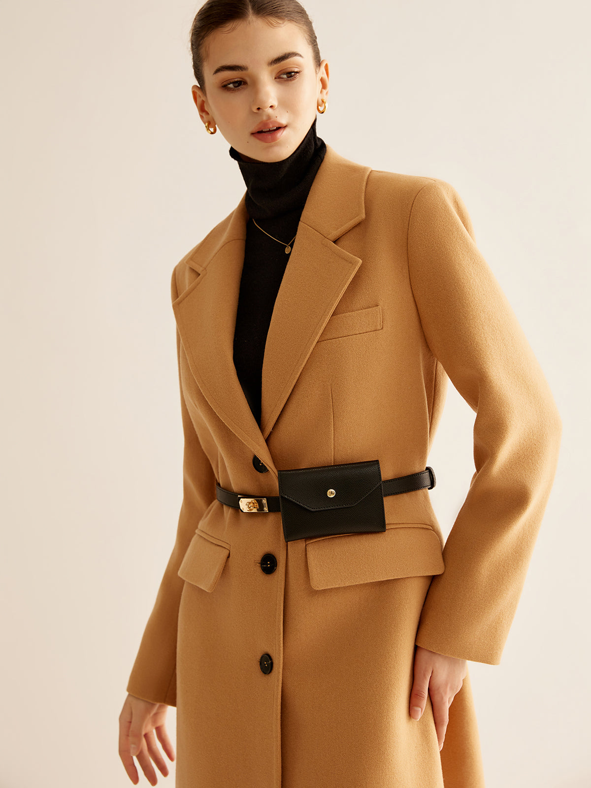 Cecelia | Women’s Waist Bag Metal Clasp Belt