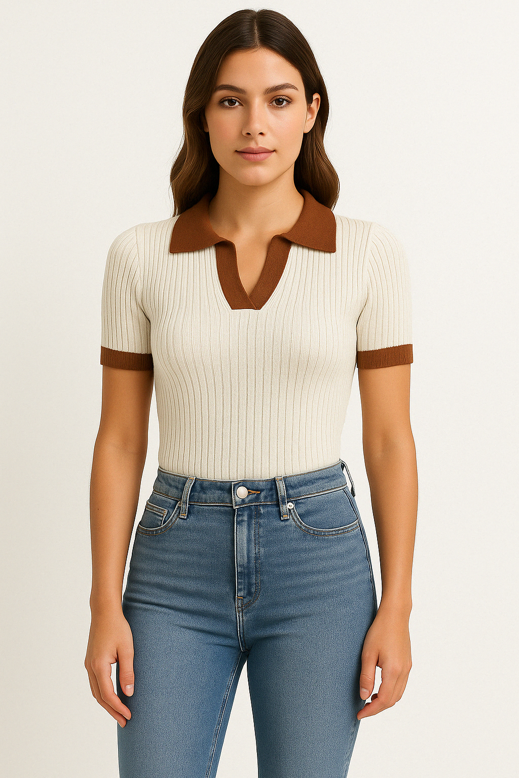 Ysolde | Women’s Knit Short Sleeve Polo