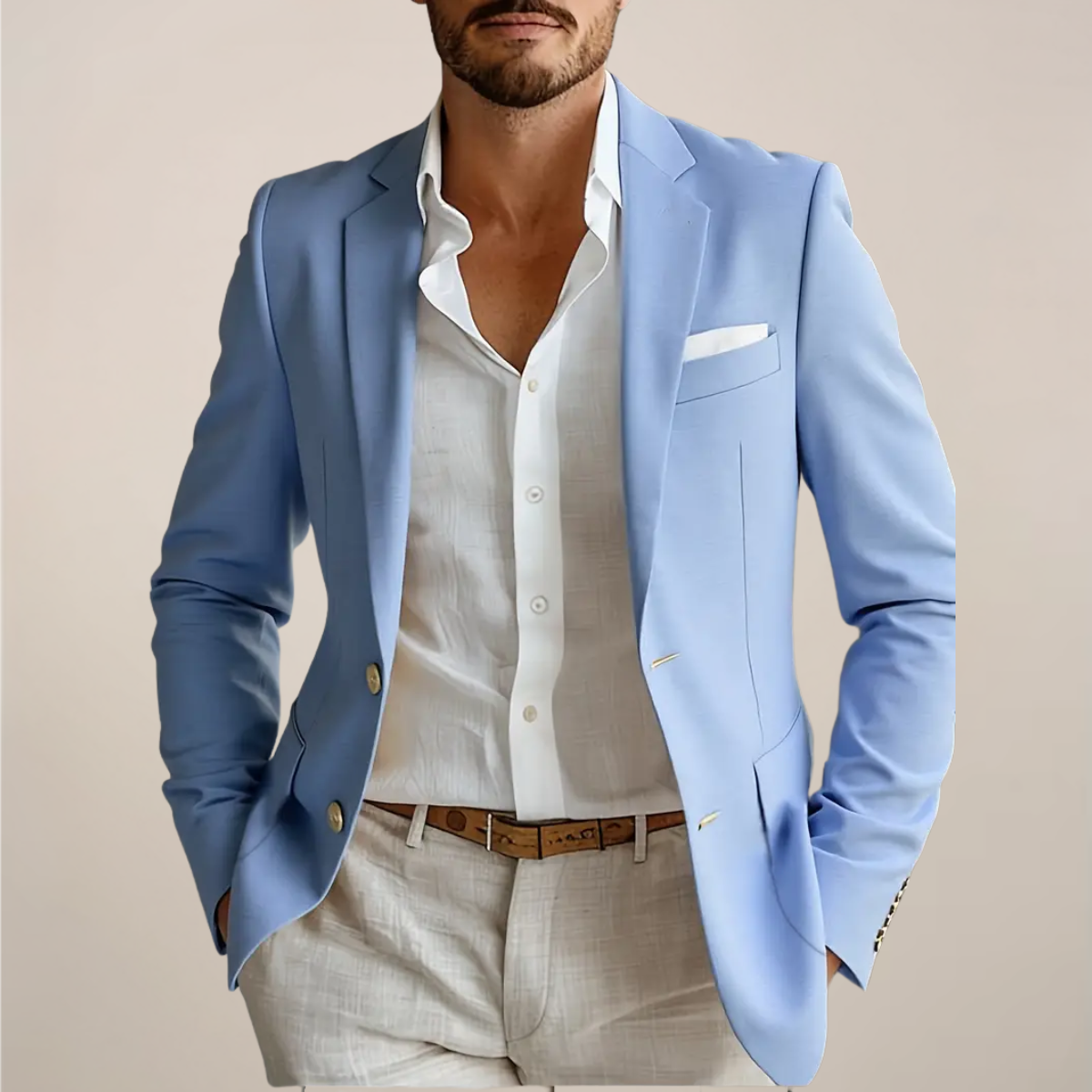 Roch | Men’s Linen Two-Piece Suit