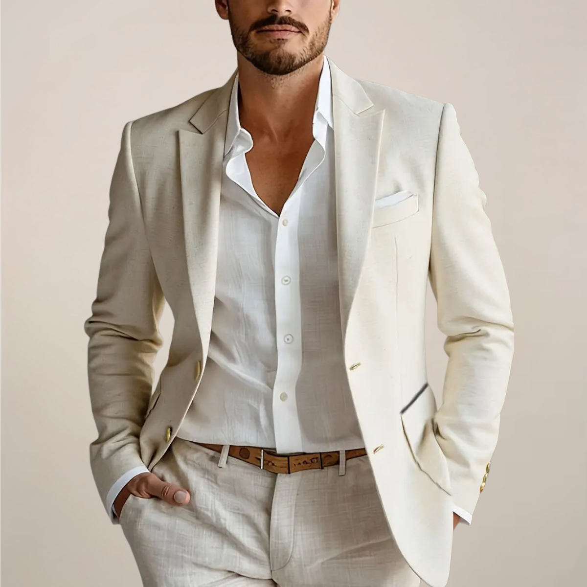 Roch | Men’s Linen Two-Piece Suit