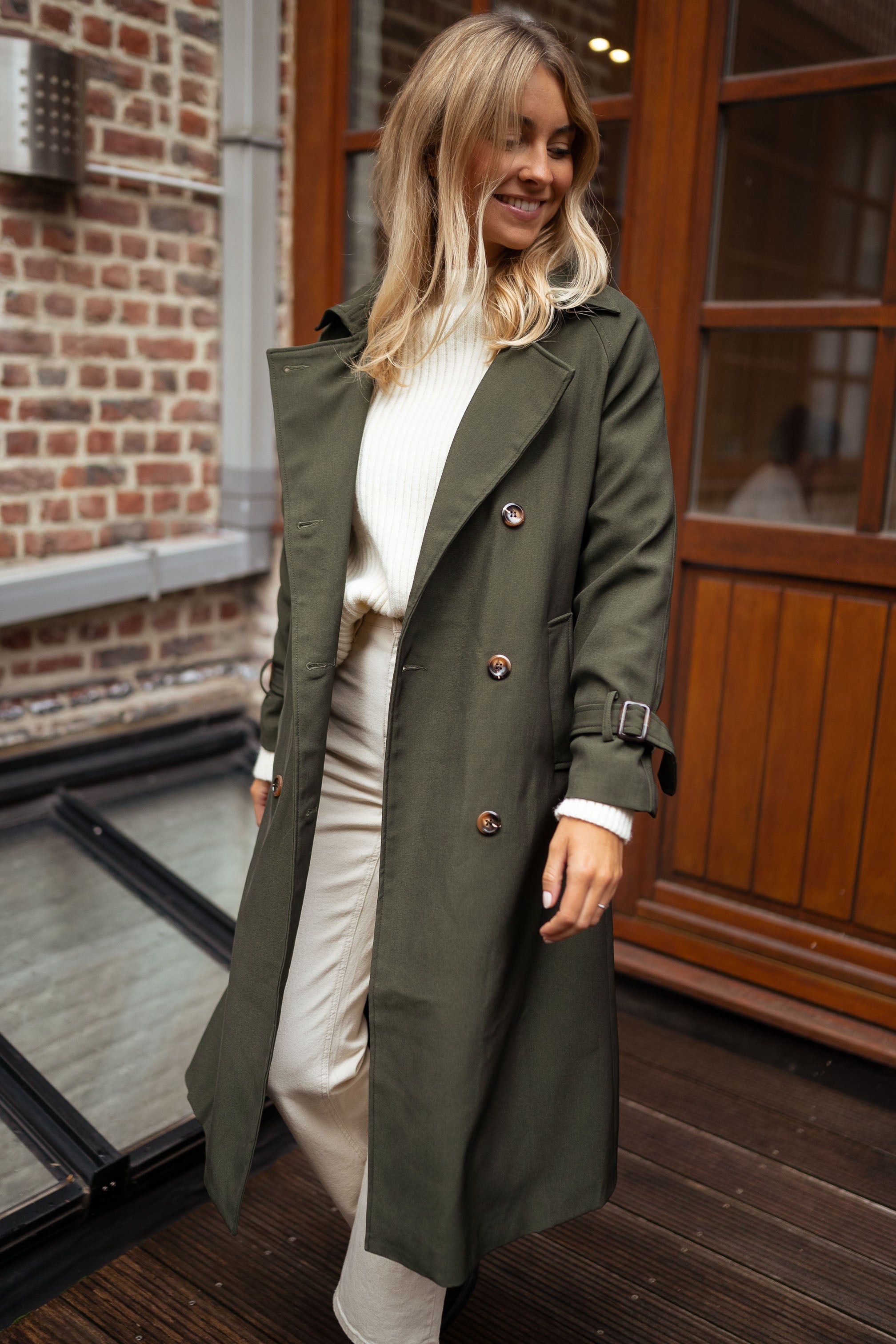 Julien | Women’s Double Breasted Trench Coat
