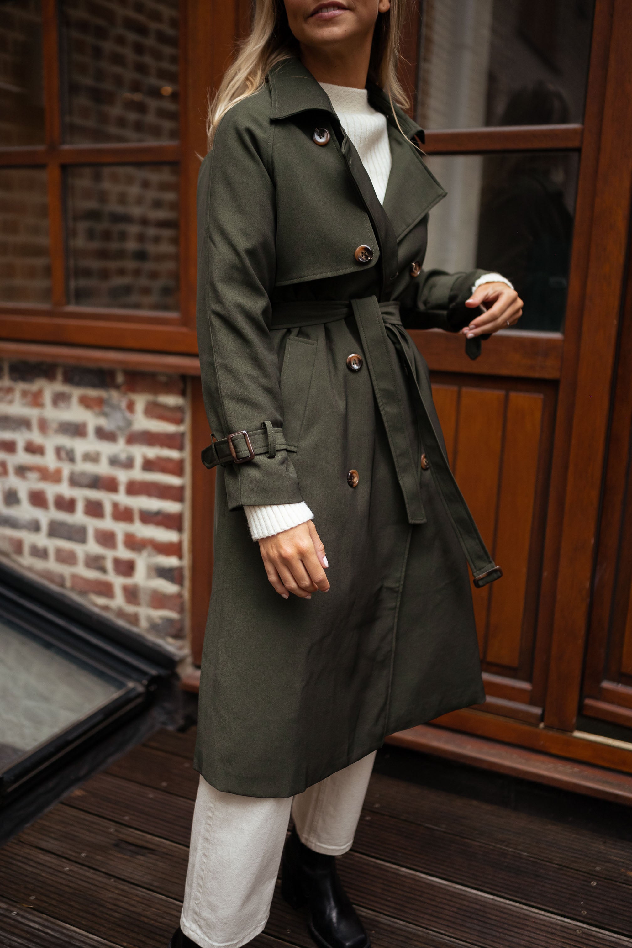 Julien | Women’s Double Breasted Trench Coat