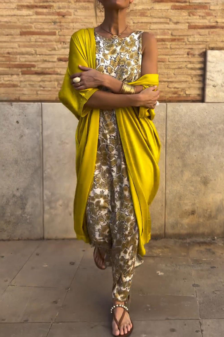 Umberta | Women’s Sleeveless with Cardigan Maxi Dress