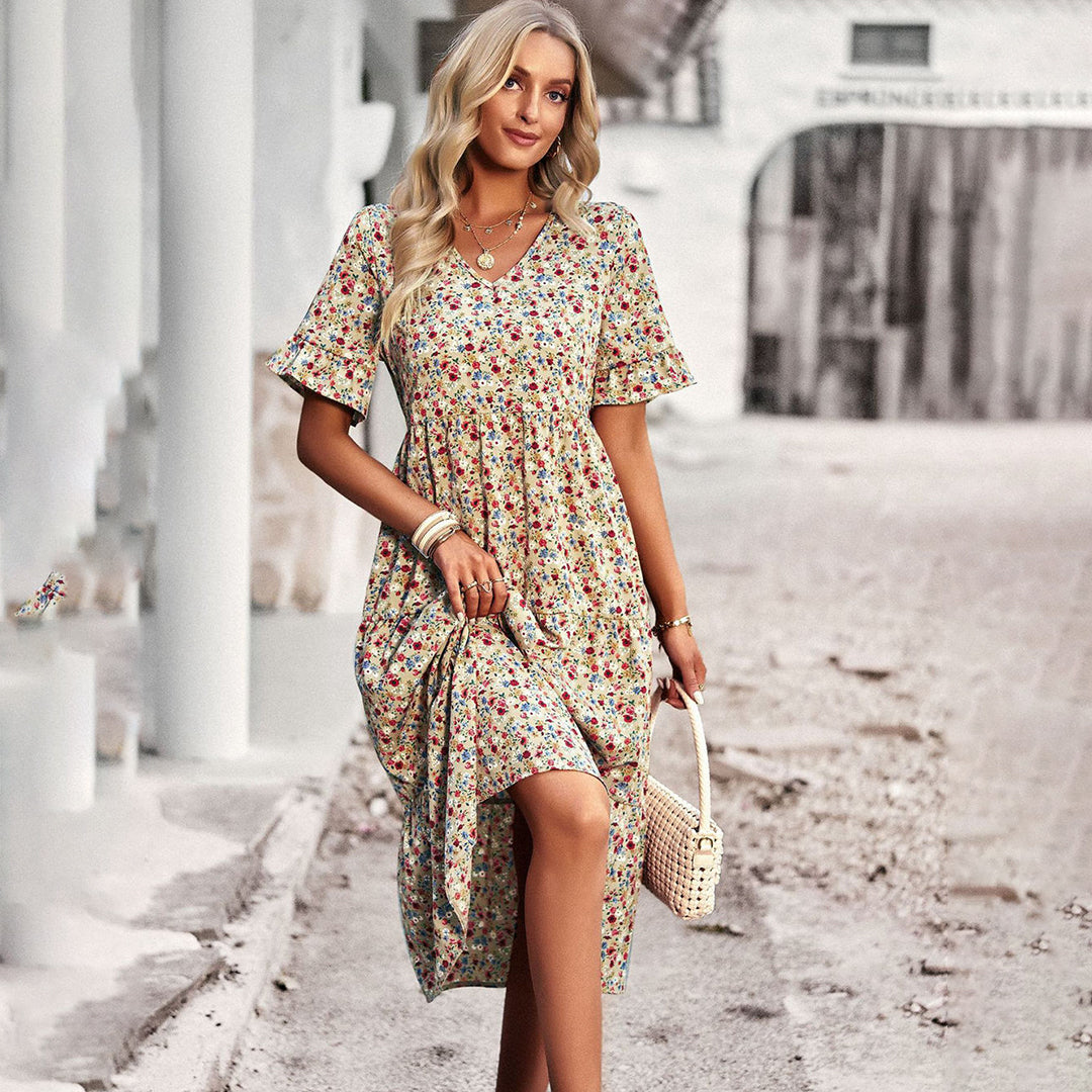 Austra | Women’s Floral Summer Midi Dress