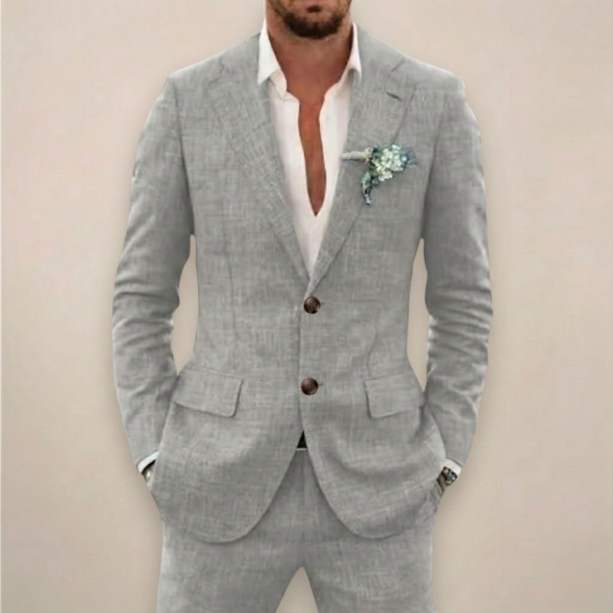 Pascal | Men’s Single-Breasted Two-Piece Suit