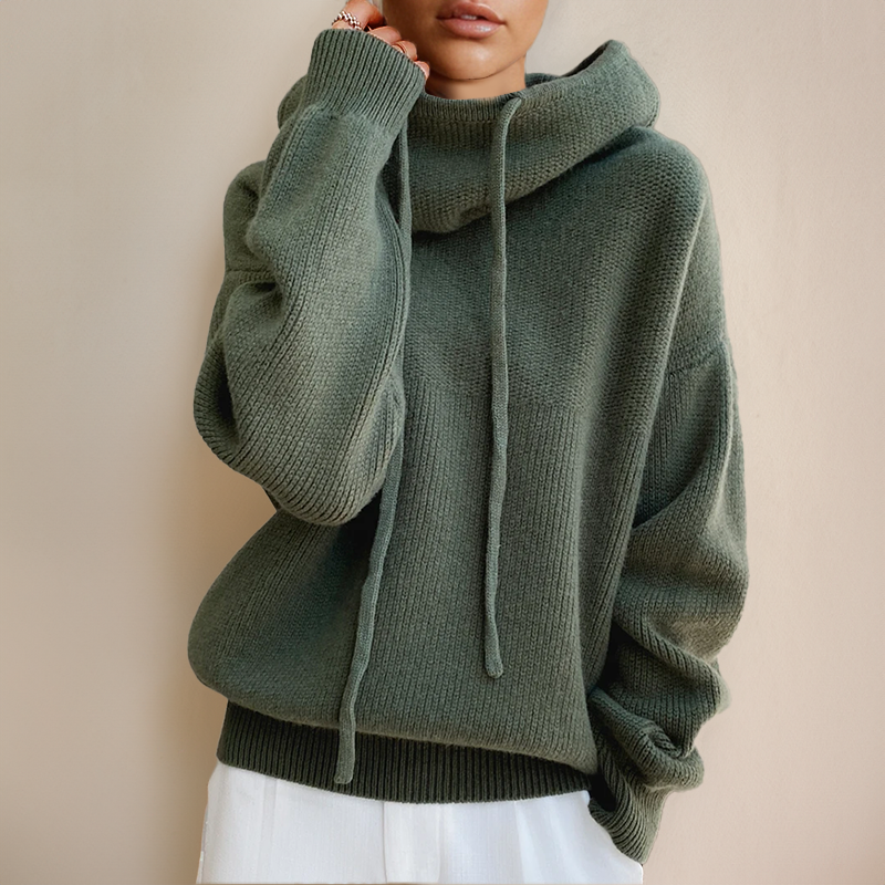 Paula | Women’s Knit Long Sleeve Hoodie