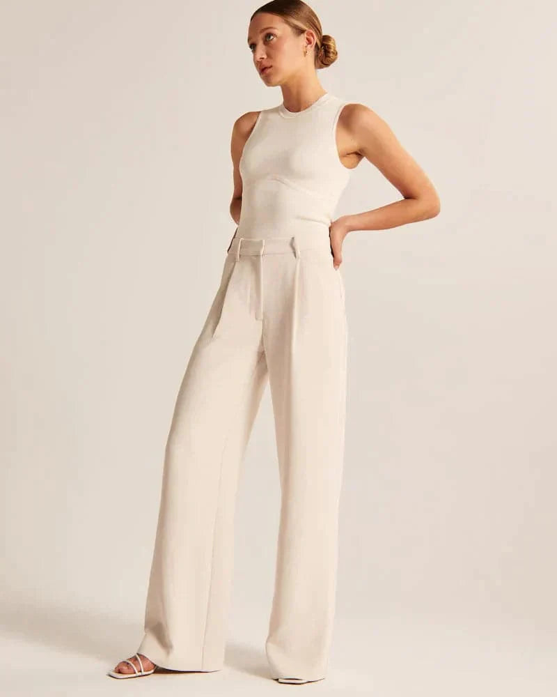 Sasha | Women's Casual High-Waisted Pants