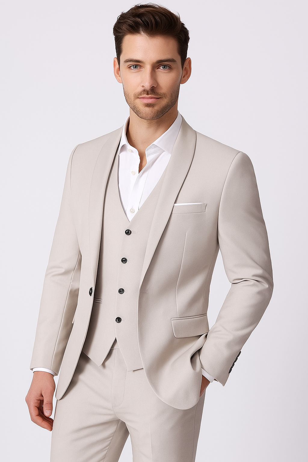 Ettore | Men’s Formal Three-Piece Suit