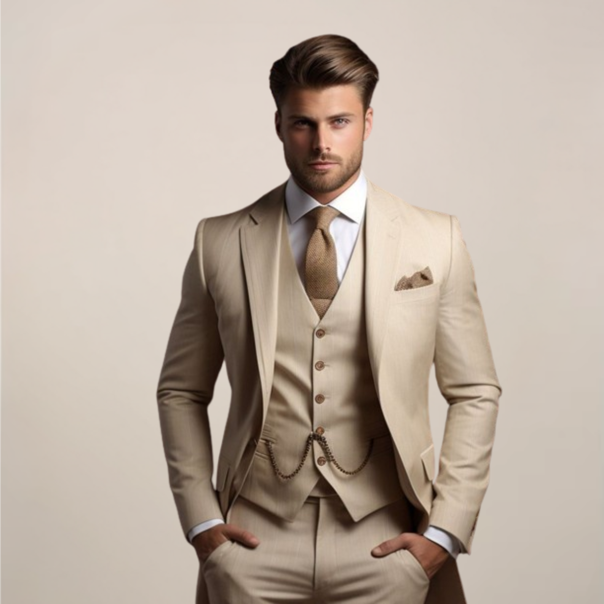 Luigi | Men’s Elegant Three-Piece Suit
