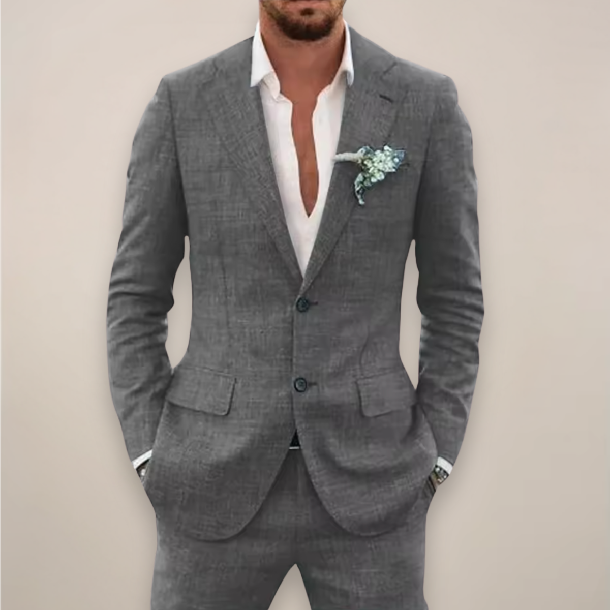 Pascal | Men’s Single-Breasted Two-Piece Suit