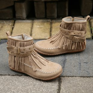 Tilda | Women’s Ankle Fringe Flat Boots