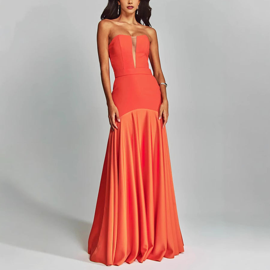 Fabiola | Women’s Strapless Maxi Dress