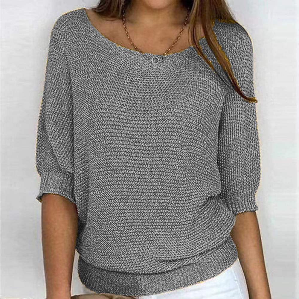 Waverly | Women’s Three Quarter Sleeve Knit Sweater