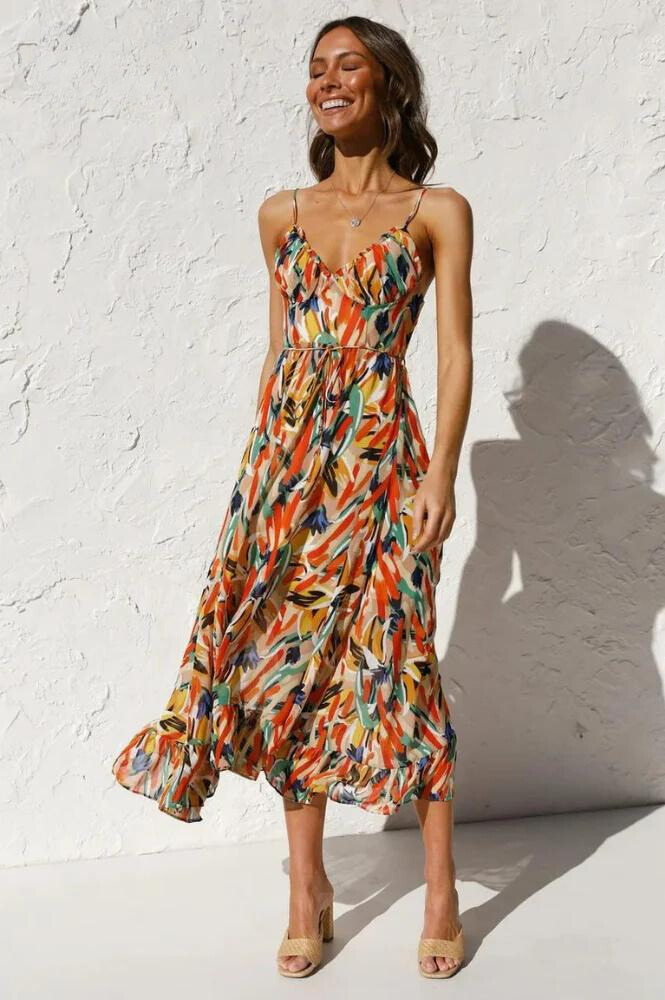 Gunilla | Women’s Flowy Summer Midi Dress