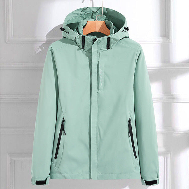 Ashley Women's Hooded Windbreaker Jacket