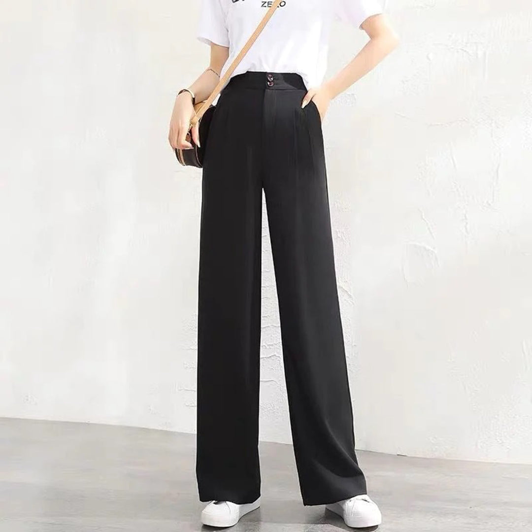 Julietta | Women’s High Waist Wide Leg Trousers