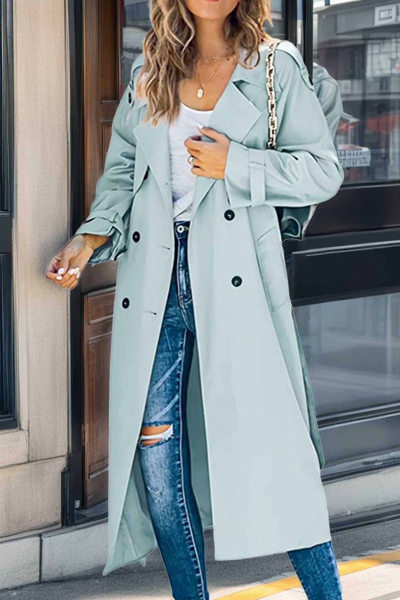 Daphne | Women’s Trench Maxi Coat
