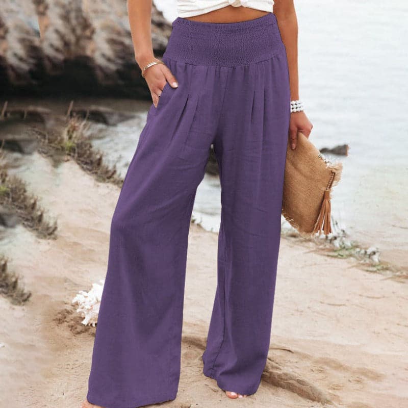 Ira | Women's High Waist Loose Fit Pants