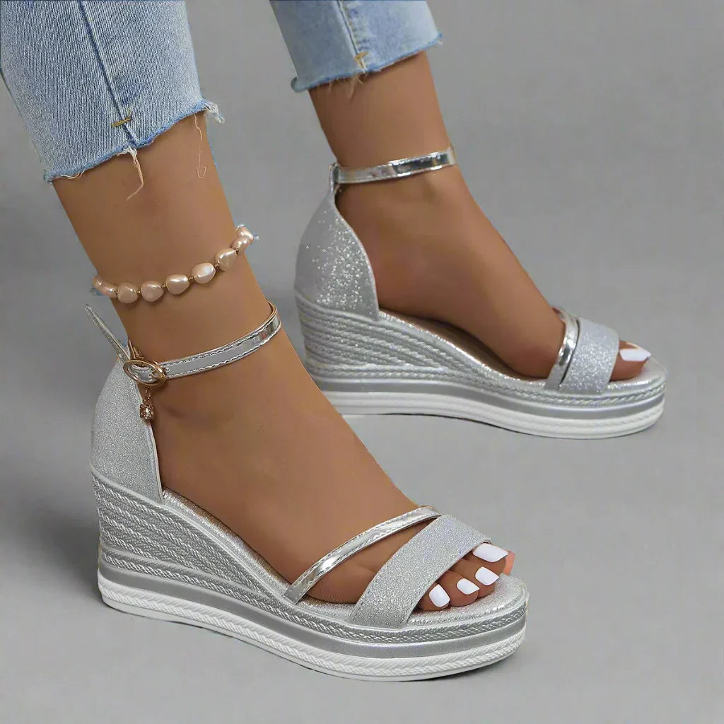 Clara | Women’s Wedge Strap Sandals