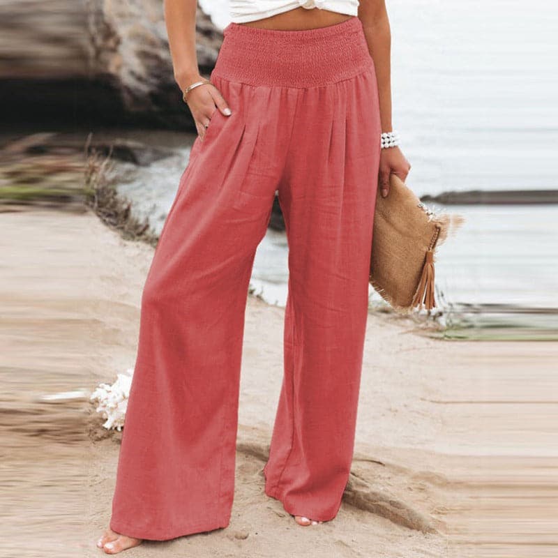Ira | Women's High Waist Loose Fit Pants