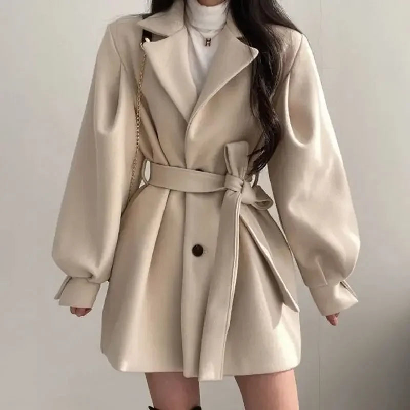 Erika | Women’s Belted Short Coat