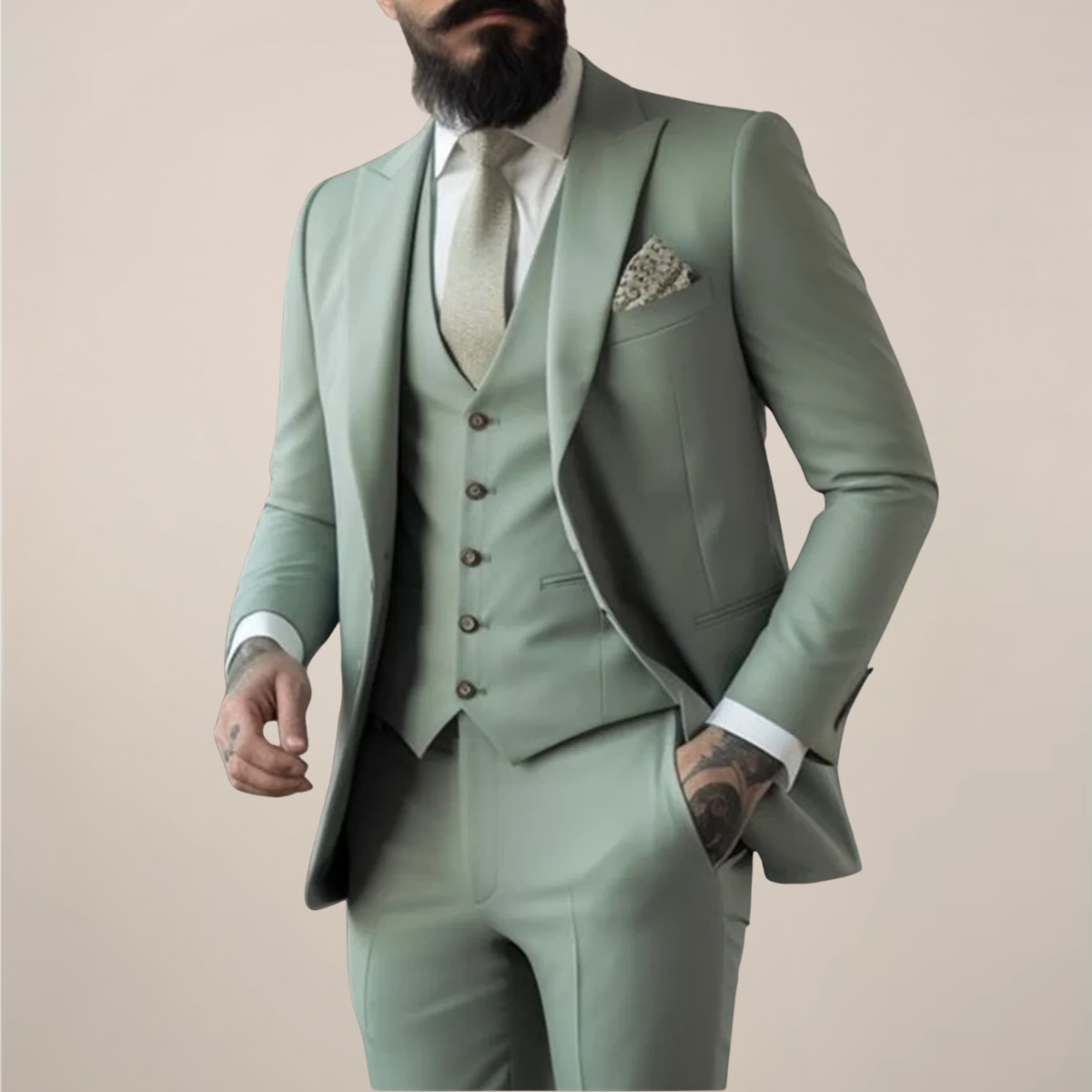 Maurizio | Men’s Formal Three-Piece Suit