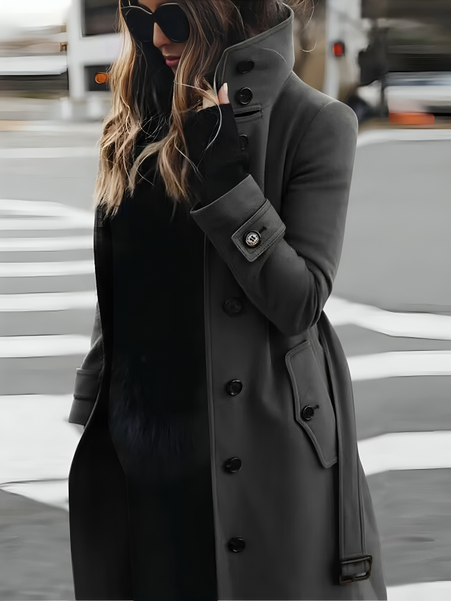 Vanessa | Women’s Long Belted Trench Coat