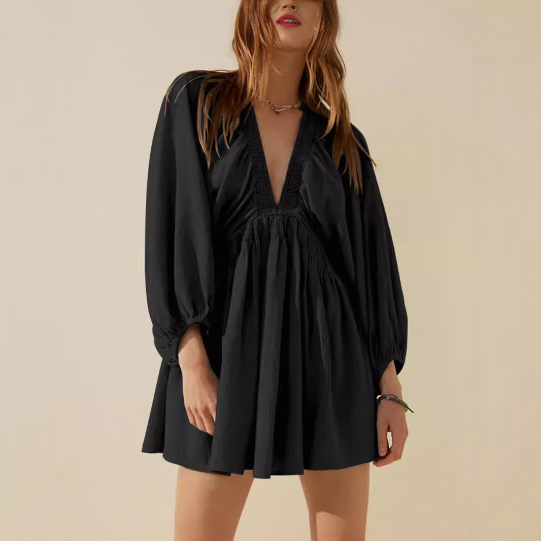 Katie | Women’s V-Neck Mini Dress