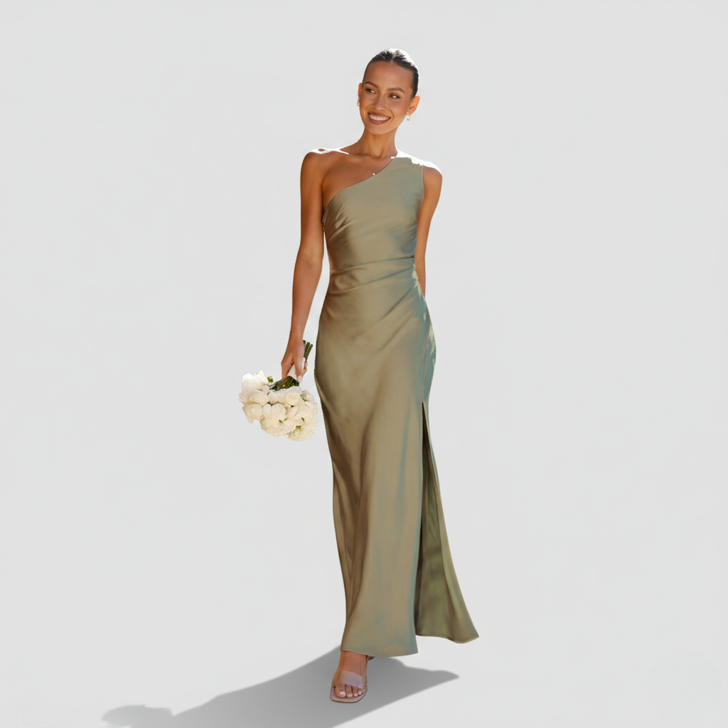Neysi | Women’s One Shoulder Maxi Dress