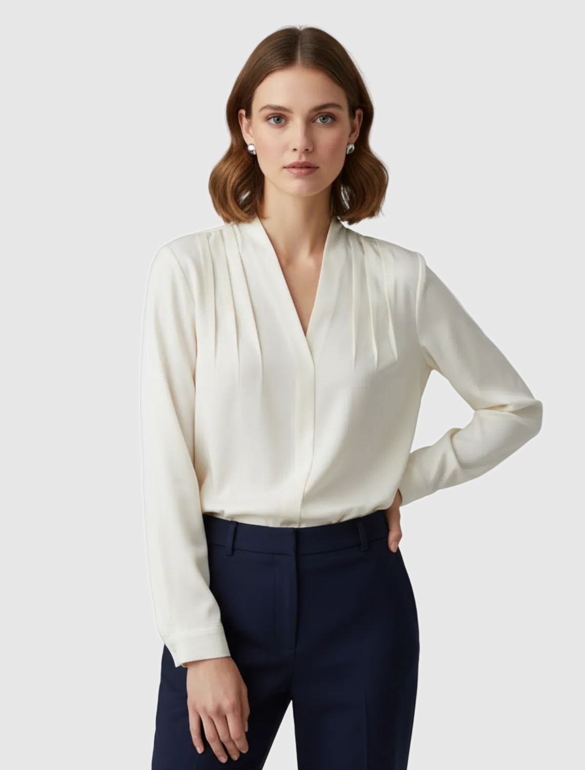 Quirina | Women’s Pleated Blouse