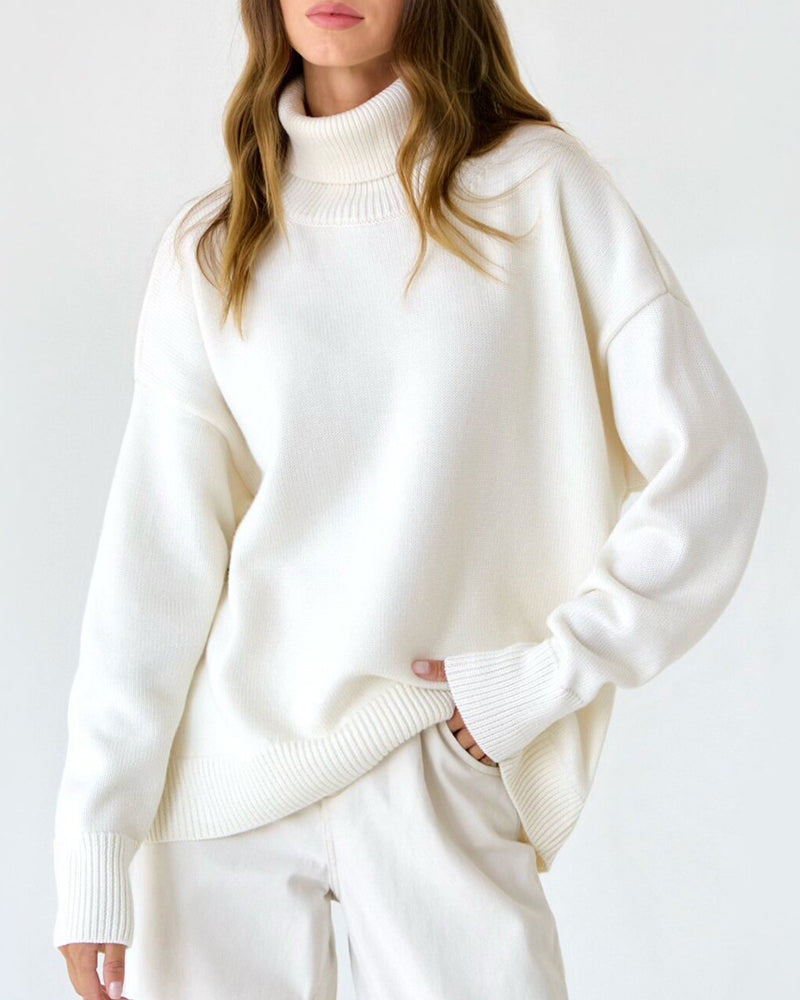 Yasmin | Women’s High Turtleneck Sweater