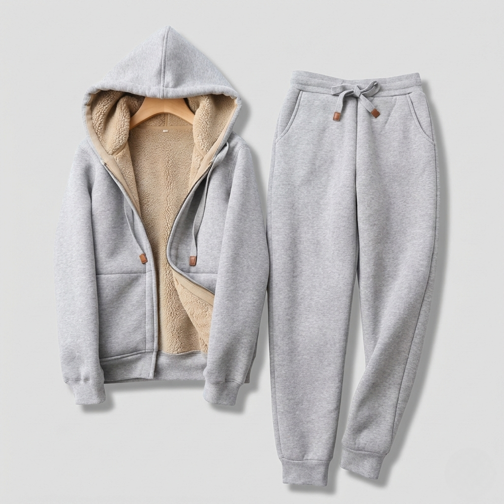 Saanvi | Women’s Zip-Up Hoodie Two-Piece Set