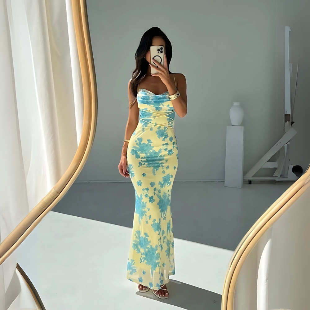 Susanna | Women’s Floral Maxi Sleeveless Dress