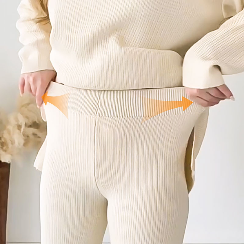 Isadora | Women’s Collared loungewear Two-Piece Set